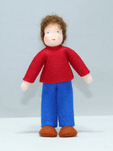 Handmade Brother Doll by Ambrosius – Eco-Friendly Wool Felt Waldorf Toy from Eco Flower Fairies LLC
