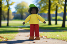 Handmade Brother Doll by Ambrosius – Eco-Friendly Wool Felt Waldorf Toy from Eco Flower Fairies LLC