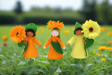 Handmade Calendula Fairy Doll by Ambrosius – Eco-Friendly Wool Felt Waldorf Toy from Eco Flower Fairies LLC