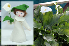 3.5" Calla Lilly Fairy (handmade felt doll) - Legacy Collection - Fundraiser