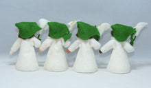 Calla Lily Fairy Doll – 3.5” Handmade Felt Waldorf Decoration by Ambrosius