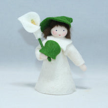 Handmade Calla Lily Fairy Doll by Ambrosius – Eco-Friendly Wool Felt Waldorf Toy from Eco Flower Fairies LLC