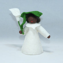 Handmade Calla Lily Fairy Doll by Ambrosius – Eco-Friendly Wool Felt Waldorf Toy from Eco Flower Fairies LLC