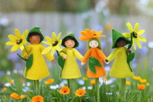 Handmade Cape Marigold Lily Fairy Doll by Ambrosius – Eco-Friendly Wool Felt Waldorf Toy from Eco Flower Fairies LLC