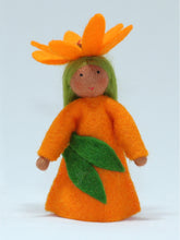 Handmade Cape Marigold Lily Fairy Doll by Ambrosius – Eco-Friendly Wool Felt Waldorf Toy from Eco Flower Fairies LLC