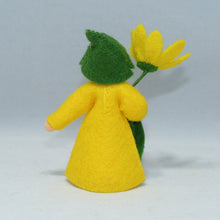 Cape Marigold Fairy Doll – 2.5” & 3” Handmade Felt Waldorf Decorations by Ambrosius