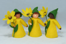 Cape Marigold Fairy Doll – 2.5” & 3” Handmade Felt Waldorf Decorations by Ambrosius