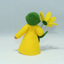 Cape Marigold Fairy Doll – 2.5” & 3” Handmade Felt Waldorf Decorations by Ambrosius