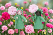 Handmade Carnation Fairy Doll by Ambrosius – Eco-Friendly Wool Felt Waldorf Toy from Eco Flower Fairies LLC