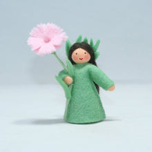 Handmade Carnation Fairy Doll by Ambrosius – Eco-Friendly Wool Felt Waldorf Toy from Eco Flower Fairies LLC