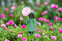 Carnation Fairy Doll – 2.5” Handmade Felt Waldorf Decoration by Ambrosius