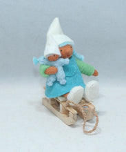 Handmade Cave Gnome Doll by Ambrosius – Eco-Friendly Wool Felt Waldorf Toy from Eco Flower Fairies LLC