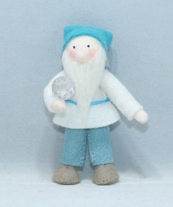 Handmade Cave Gnome Doll by Ambrosius – Eco-Friendly Wool Felt Waldorf Toy from Eco Flower Fairies LLC