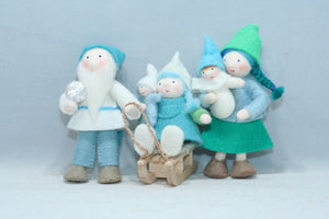 Handmade Cave Gnome Doll by Ambrosius – Eco-Friendly Wool Felt Waldorf Toy from Eco Flower Fairies LLC