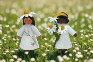 Handmade Chamomile Fairy Doll by Ambrosius – Eco-Friendly Wool Felt Waldorf Toy from Eco Flower Fairies LLC