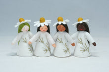 Chamomile Fairy Doll – 2.5” Handmade Felt Waldorf Decoration by Ambrosius