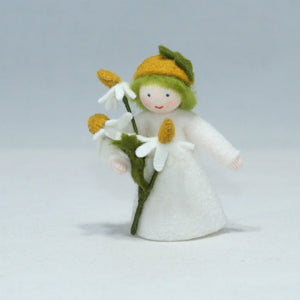 Handmade Chamomile Fairy Doll by Ambrosius – Eco-Friendly Wool Felt Waldorf Toy from Eco Flower Fairies LLC