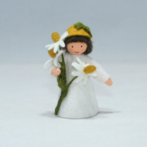 Handmade Chamomile Fairy Doll by Ambrosius – Eco-Friendly Wool Felt Waldorf Toy from Eco Flower Fairies LLC