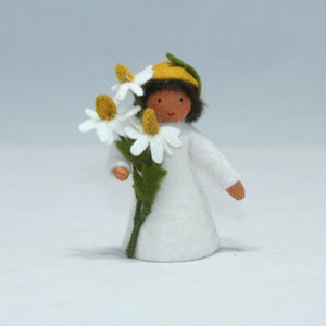 Handmade Chamomile Fairy Doll by Ambrosius – Eco-Friendly Wool Felt Waldorf Toy from Eco Flower Fairies LLC