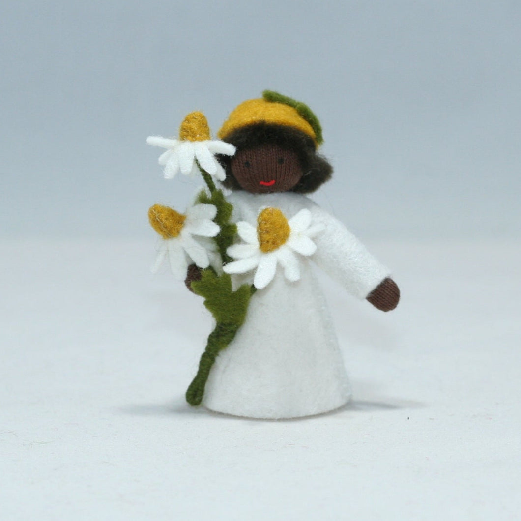 Handmade Chamomile Fairy Doll by Ambrosius – Eco-Friendly Wool Felt Waldorf Toy from Eco Flower Fairies LLC