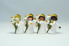 Chamomile Fairy Doll – 2.5” Handmade Felt Waldorf Decoration by Ambrosius
