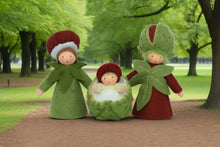 Handmade Chestnut Fairy Doll by Ambrosius – Eco-Friendly Wool Felt Waldorf Toy from Eco Flower Fairies LLC