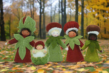 Handmade Chestnut Fairy Doll by Ambrosius – Eco-Friendly Wool Felt Waldorf Toy from Eco Flower Fairies LLC