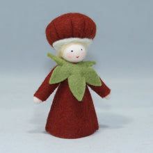 Handmade Chestnut Fairy Doll by Ambrosius – Eco-Friendly Wool Felt Waldorf Toy from Eco Flower Fairies LLC