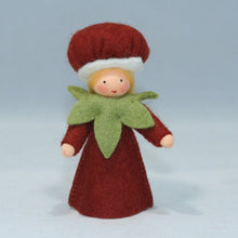 Handmade Chestnut Fairy Doll by Ambrosius – Eco-Friendly Wool Felt Waldorf Toy from Eco Flower Fairies LLC