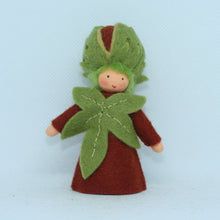 Handmade Chestnut Fairy Doll by Ambrosius – Eco-Friendly Wool Felt Waldorf Toy from Eco Flower Fairies LLC