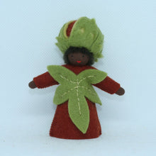 Handmade Chestnut Fairy Doll by Ambrosius – Eco-Friendly Wool Felt Waldorf Toy from Eco Flower Fairies LLC