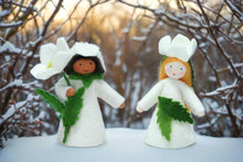 Handmade Christmas Rose Fairy Doll by Ambrosius – Eco-Friendly Wool Felt Waldorf Toy from Eco Flower Fairies LLC