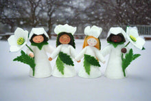Handmade Christmas Rose Fairy Doll by Ambrosius – Eco-Friendly Wool Felt Waldorf Toy from Eco Flower Fairies LLC