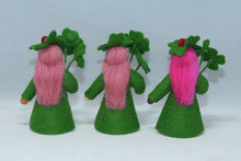 Clover Fairy Doll – 2.5” & 3" Handmade Felt Waldorf Decorations by Ambrosius