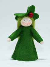 Handmade Clover Fairy Doll by Ambrosius – Eco-Friendly Wool Felt Waldorf Toy from Eco Flower Fairies LLC