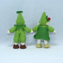 Clover Pixie Doll – 2.5” Handmade Felt Waldorf Decoration by Ambrosius