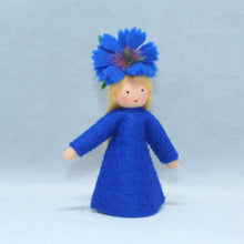 Handmade Cornflower Fairy Doll by Ambrosius – Eco-Friendly Wool Felt Waldorf Toy from Eco Flower Fairies LLC
