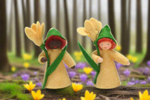 Crocus Fairy Doll – 2.5” Handmade Felt Waldorf Decoration by Ambrosius