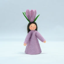 Handmade Crocus Fairy Doll by Ambrosius – Eco-Friendly Wool Felt Waldorf Toy from Eco Flower Fairies LLC