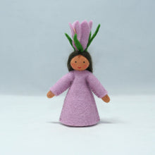 Handmade Crocus Fairy Doll by Ambrosius – Eco-Friendly Wool Felt Waldorf Toy from Eco Flower Fairies LLC