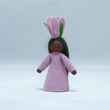 Handmade Crocus Fairy Doll by Ambrosius – Eco-Friendly Wool Felt Waldorf Toy from Eco Flower Fairies LLC
