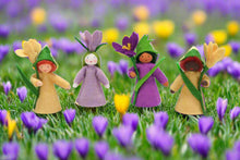 Handmade Crocus Fairy Doll by Ambrosius – Eco-Friendly Wool Felt Waldorf Toy from Eco Flower Fairies LLC