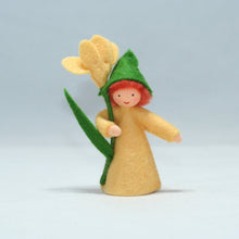 Handmade Crocus Fairy Doll by Ambrosius – Eco-Friendly Wool Felt Waldorf Toy from Eco Flower Fairies LLC
