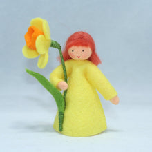 Handmade Daffodil Fairy Doll by Ambrosius – Eco-Friendly Wool Felt Waldorf Toy from Eco Flower Fairies LLC
