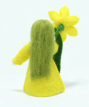 Daffodil Fairy Doll – 2.5” & 3" Handmade Felt Waldorf Decorations by Ambrosius
