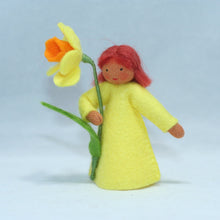 Handmade Daffodil Fairy Doll by Ambrosius – Eco-Friendly Wool Felt Waldorf Toy from Eco Flower Fairies LLC