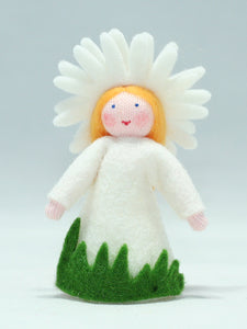 Handmade Daisy Fairy Doll by Ambrosius – Eco-Friendly Wool Felt Waldorf Toy from Eco Flower Fairies LLC