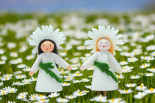 Daisy Fairy Doll – 2.5” Handmade Felt Waldorf Decoration by Ambrosius