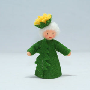 Handmade Dandelion Fairy Doll by Ambrosius – Eco-Friendly Wool Felt Waldorf Toy from Eco Flower Fairies LLC