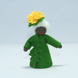 Handmade Dandelion Fairy Doll by Ambrosius – Eco-Friendly Wool Felt Waldorf Toy from Eco Flower Fairies LLC